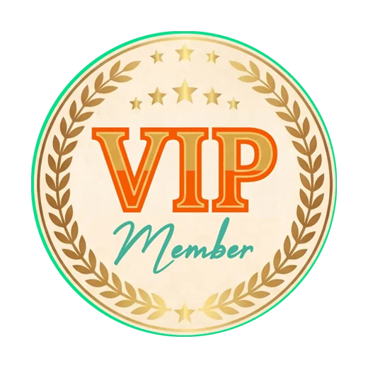 A VIP Member badge.